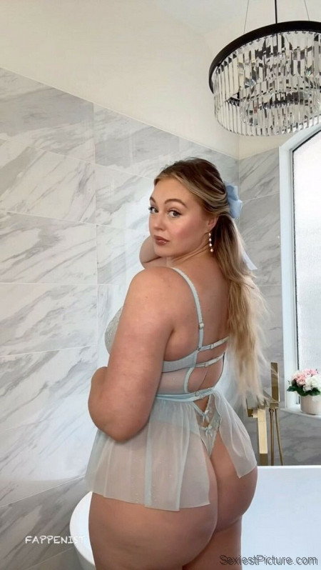 Iskra Lawrence Sexy Ass Booty Lingerie