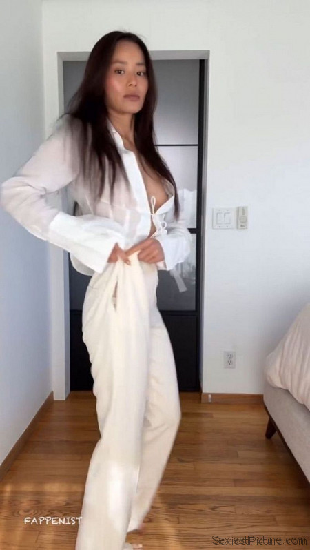 Jamie Chung Nude Tits Nip Slip Wardrobe Malfunction