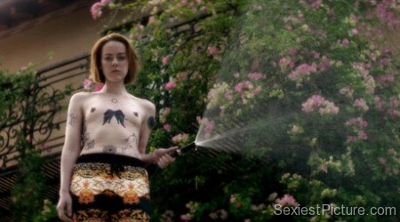 Jena Malone nude scene topless boobs tits tattoos