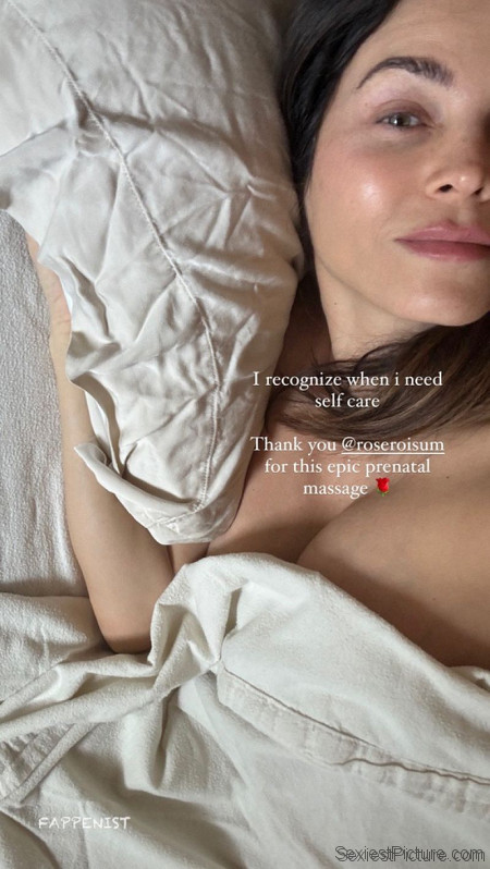Jenna Dewan Tits in Bed