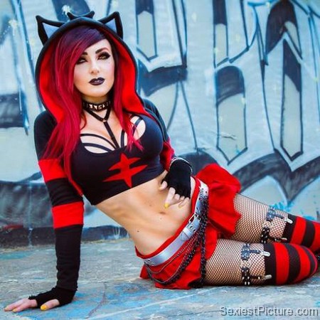 Jessica Nigri Litten Pokemon Cosplay Sexy Gorgeous Model