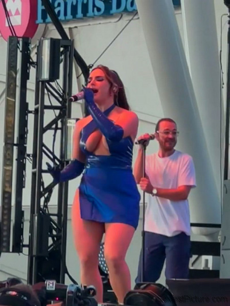 JoJo Levesque Tits and Upskirt