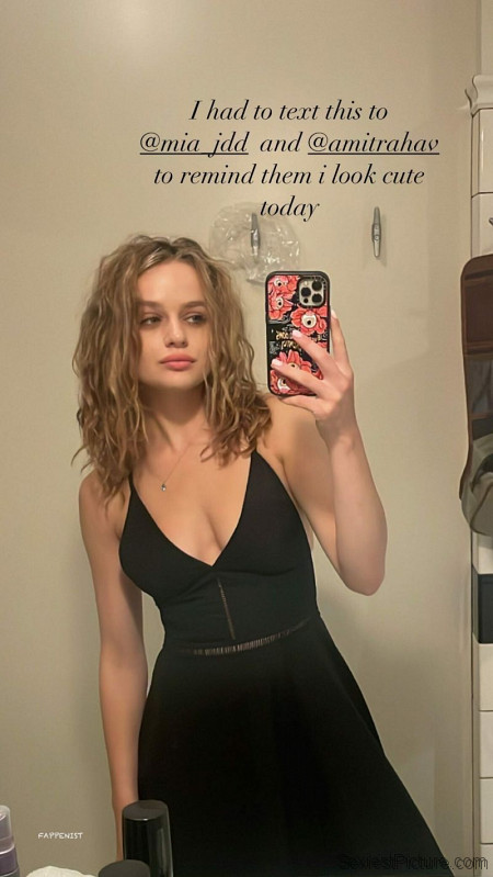 Joey King Braless Boobs