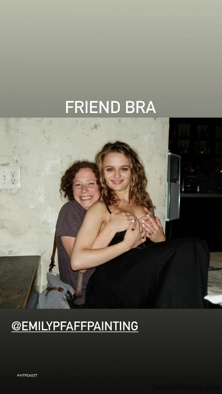 Joey King Grabbing Boobs