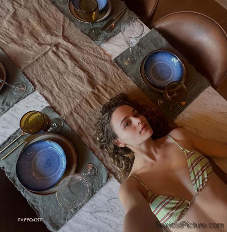 Joey King Tits on the Table