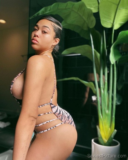 Jordyn Woods Sexy Ass Swimsuit