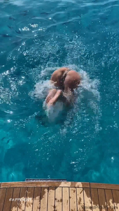 Julianne Hough Sexy Ass and Tits on a Boat