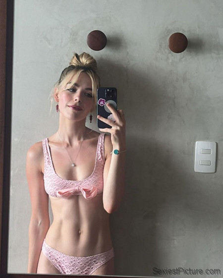 Kiernan Shipka Tits and Tight Model Body Birthday Bikini