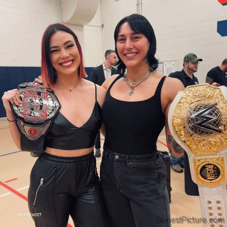 Killer Kelly and Rhea Ripley Tits