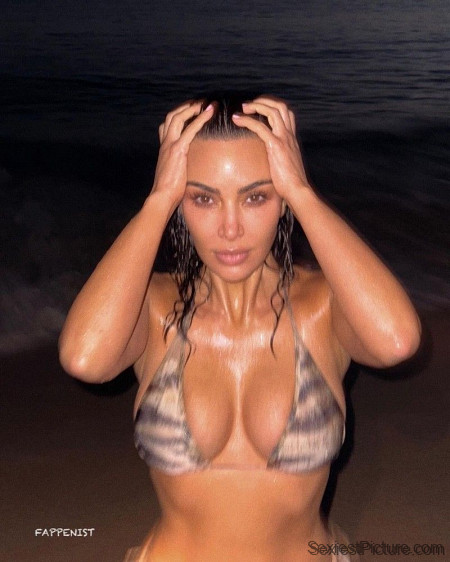 Kim Kardashian Wet Big Tits