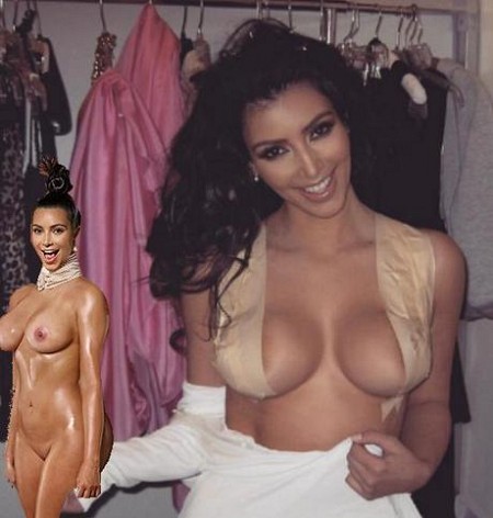 Kim Kardashian nude naked boobs big tits pussy