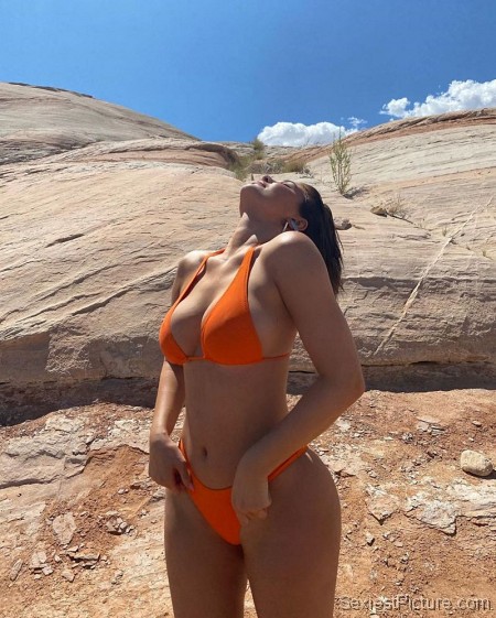 Kylie Jenner Sexy Thong Bikini