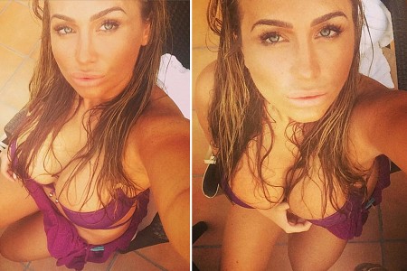 Lauren Goodger big open cleavage boobs