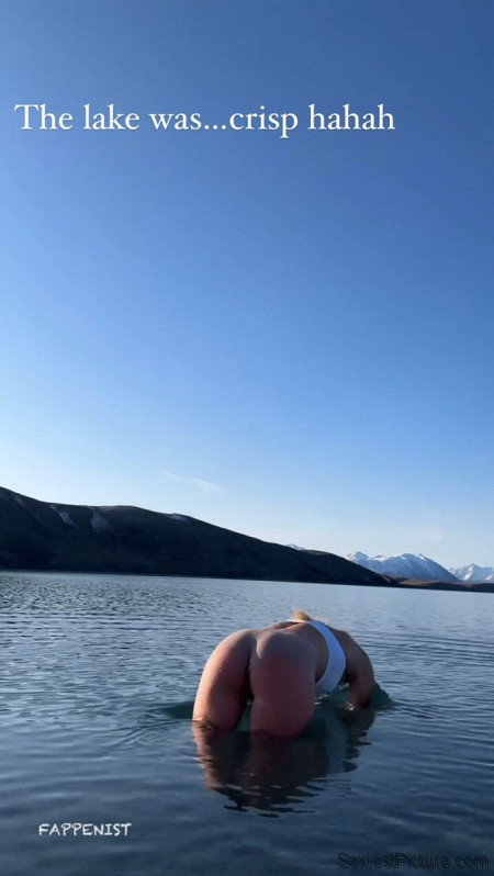 Lindsey Vonn Sexy Ass Nude Plunge