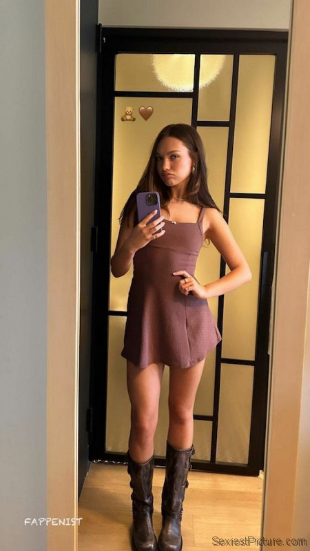 Maddie Ziegler Sexy Minidress