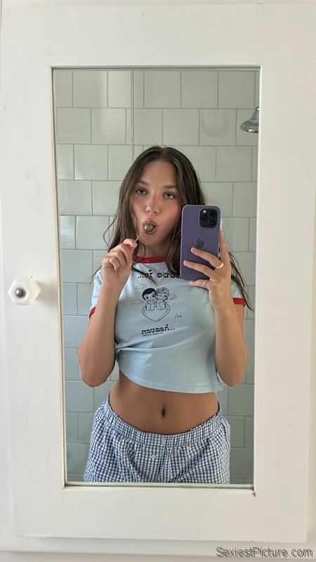 Maddie Ziegler Sucking a Lollipop