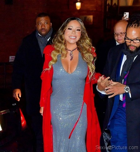 Mariah Carey Braless Boobs