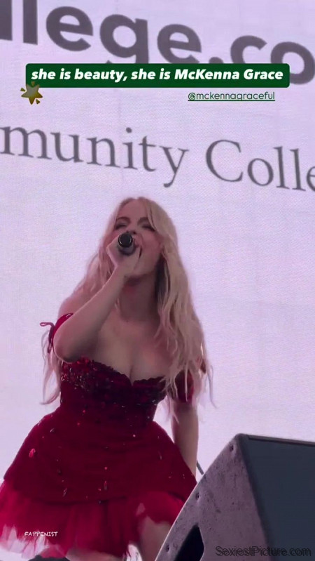 Mckenna Grace Sexy Tits and Ass Upskirt