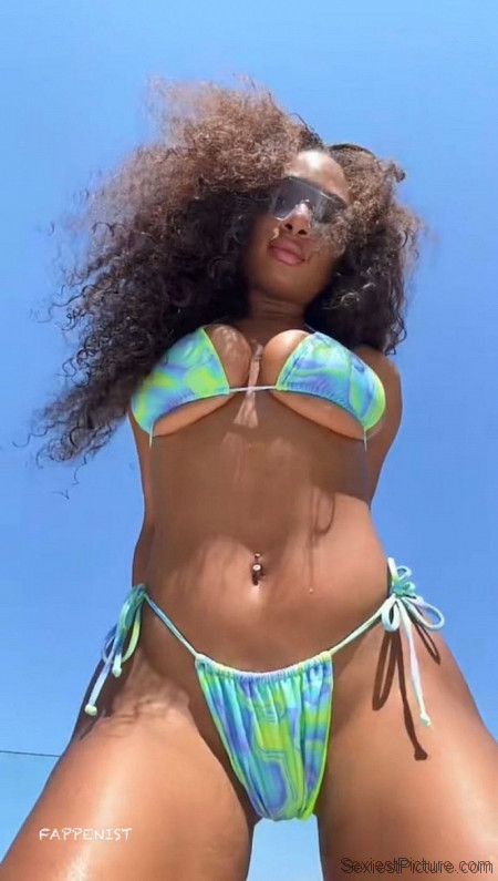 Megan Thee Stallion Big Tits Bikini