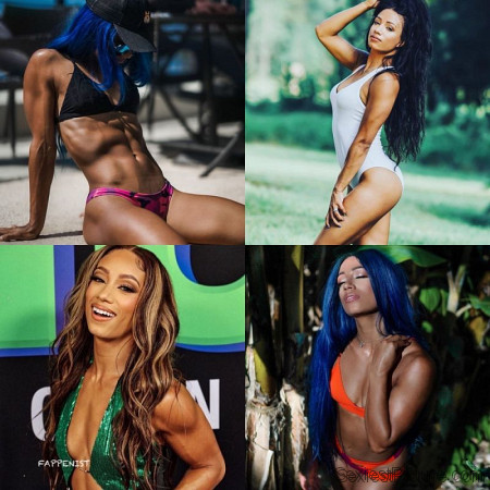 Mercedes Mone Varnado aka Sasha Banks Sexy Tits and Ass Photo Collection