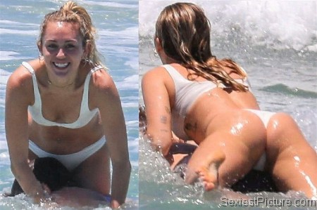 Miley Cyrus sexy thong bikini