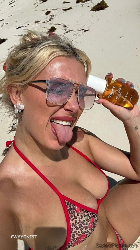 Millie Bobby Brown Big Tits at the Beach
