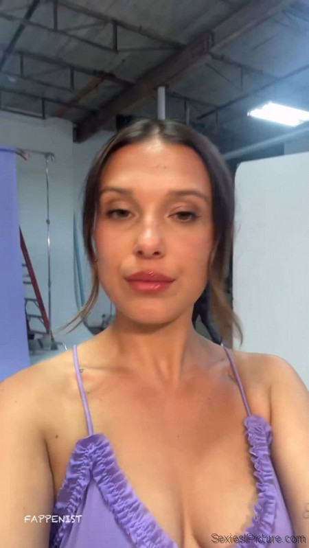 Millie Bobby Brown Braless Boobs