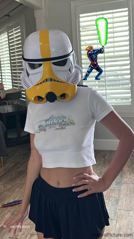 Millie Bobby Brown Sexy Stormtrooper
