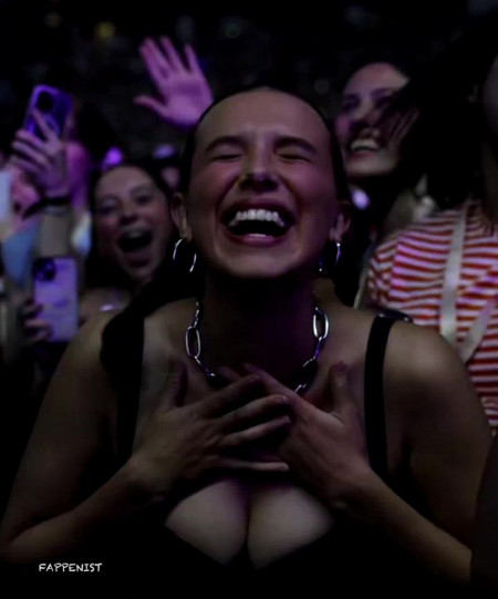 Millie Bobby Brown Showing Off Her Tits