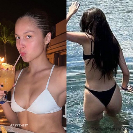 Olivia Rodrigo Big Tits and Hot Ass Thong Bikini