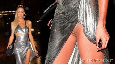 Paris Hilton Upskirt Pussy Flash