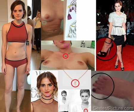 Proof that it is Emma Watson in the naked bath video leaked