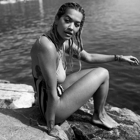 Rita Ora Big Tits Wet Swimsuit