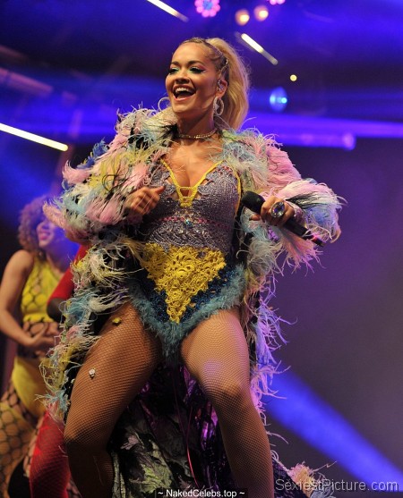 Rita Ora sexy performing at Manchester Pride stage