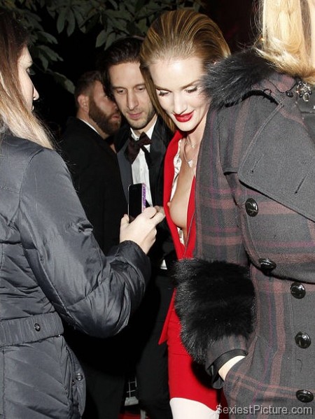 Rosie Huntington Whiteley nip slip