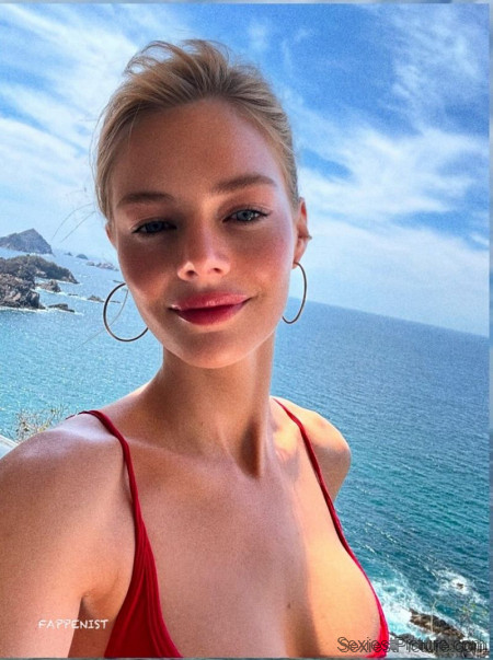 Samara Weaving Sexy Tits and Ass Thong Bikini