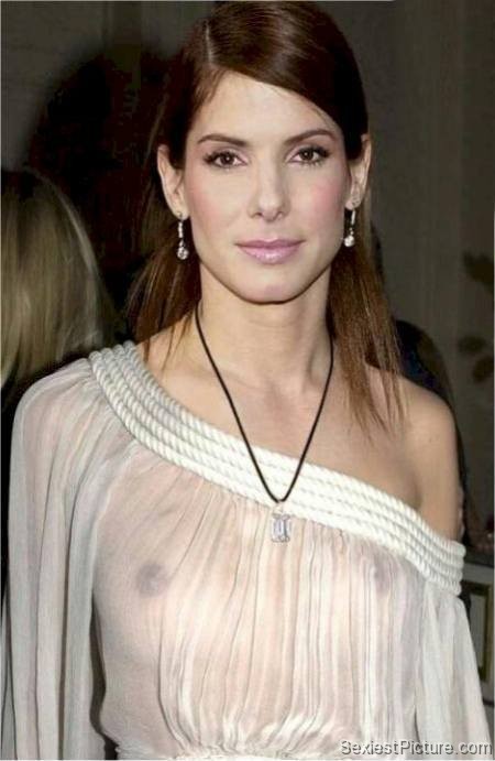 Sandra Bullock see through boobs tits