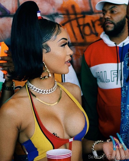 Saweetie Big Tits Pasties