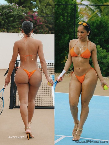 Saweetie Big Tits and Sexy Ass Booty