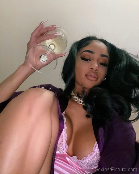 Saweetie Sexy Lingerie