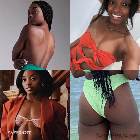 Simone Biles Topless and Sexy Photo Collection