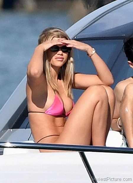 Sofia Richie Sexy Thong Bikini