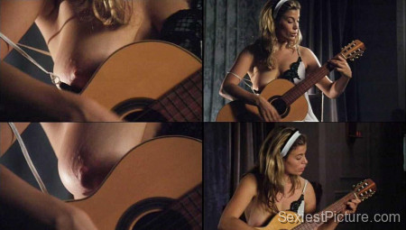 Sonya Walger nude topless boobs big tits oops flash guitar