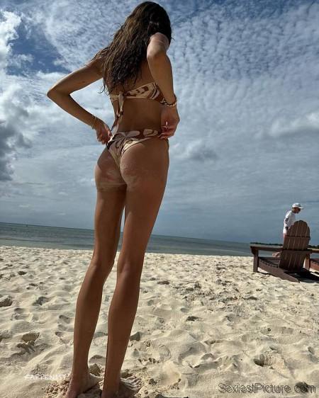 Sophia Culpo Sexy Ass and Big Tits Thong Bikini