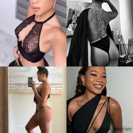 Storm Reid Nude and Sexy Photo Collection