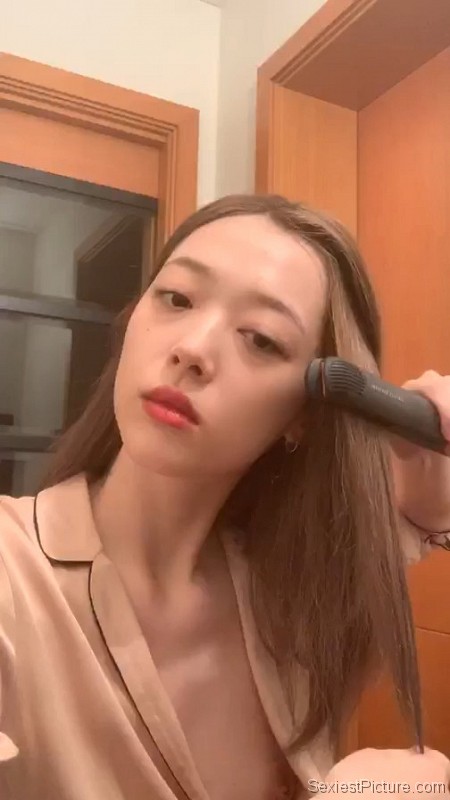 Sulli Choi Nip Slip