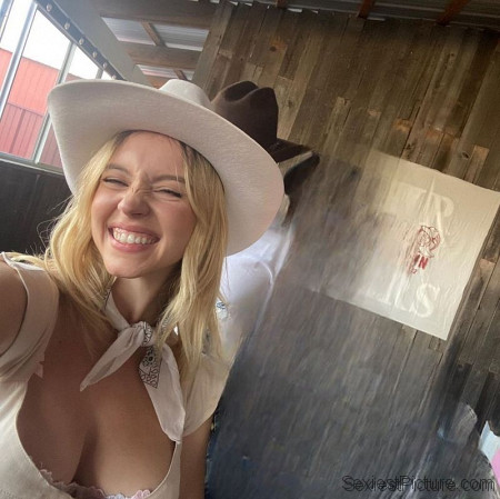 Sydney Sweeney Big Tits Cowgirl