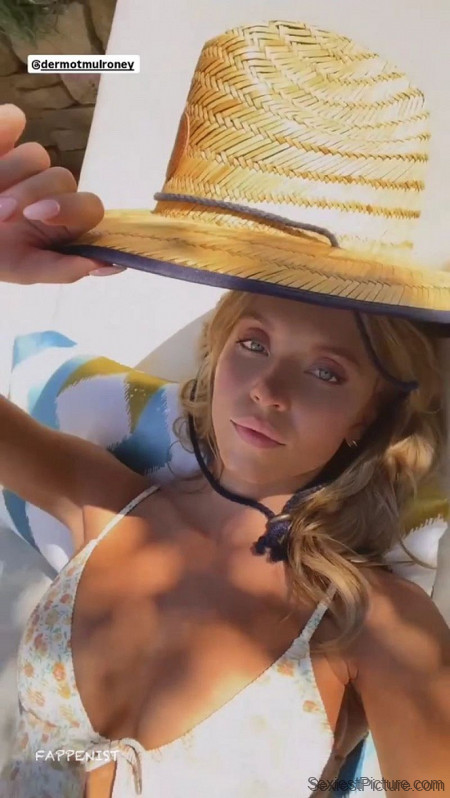 Sydney Sweeney Big Tits Tanning