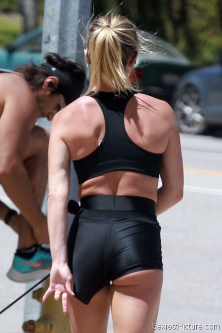Sydney Sweeney Sexy Ass Out Jogging