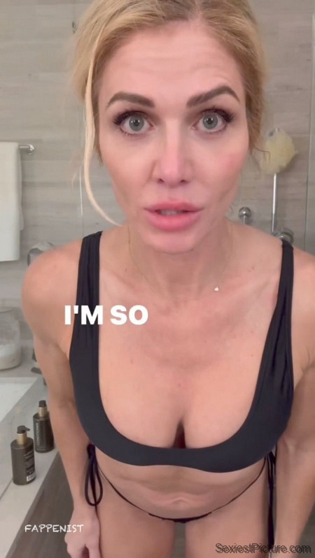 Torrie Wilson Sexy Tits and Ass Thong Bikini
